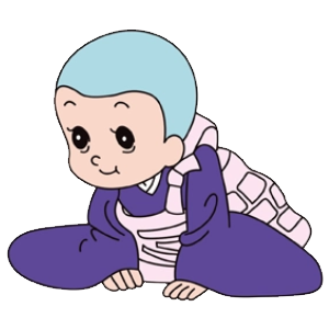 イラスト：ほこだて仏光堂 イメージキャラクター一休さん