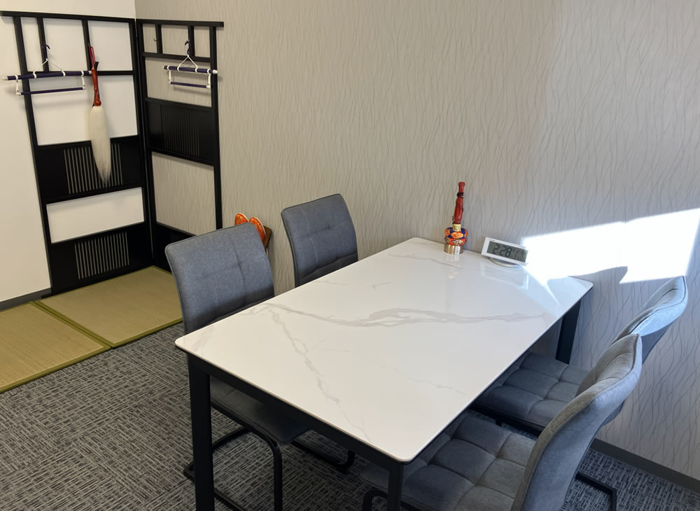 安全宗教に対応。掬水苑 柳生の宗教者控室。